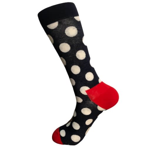 Pair Of Revicena Polka Dots Multicoloured Unisex Socks