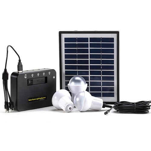 Solar Home Lightning System 3pcs Bright Bulbs