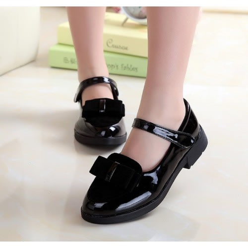Girls Leather Princess Shoes