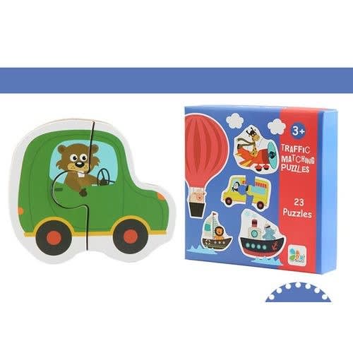 Kids Learning Educational Matching Puzzle - Transportation