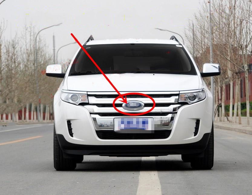 Car Front Grille Emblem For Ford Edge 2.0t 3.5 3d Badge