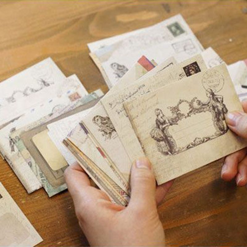 12 Pcs/lot 12 Designs Paper Envelope Cute Mini Env