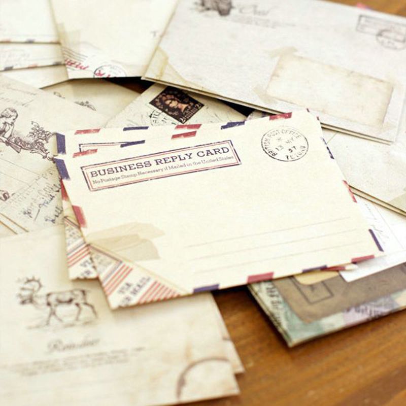 12 Pcs/lot 12 Designs Paper Envelope Cute Mini Env