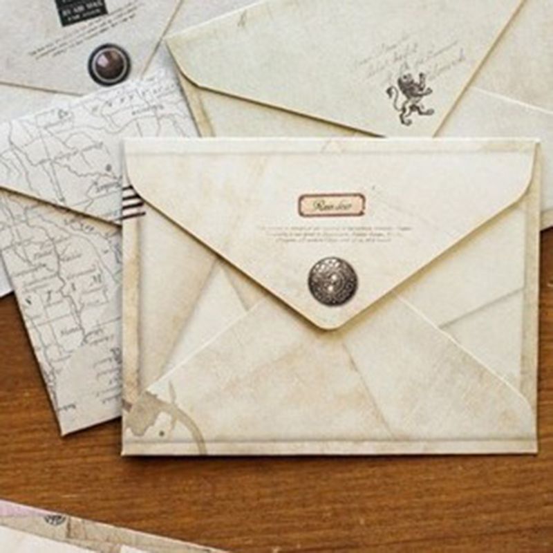 12 Pcs/lot 12 Designs Paper Envelope Cute Mini Env