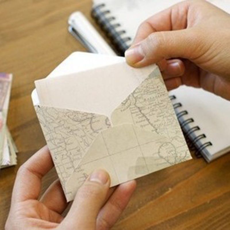 12 Pcs/lot 12 Designs Paper Envelope Cute Mini Env