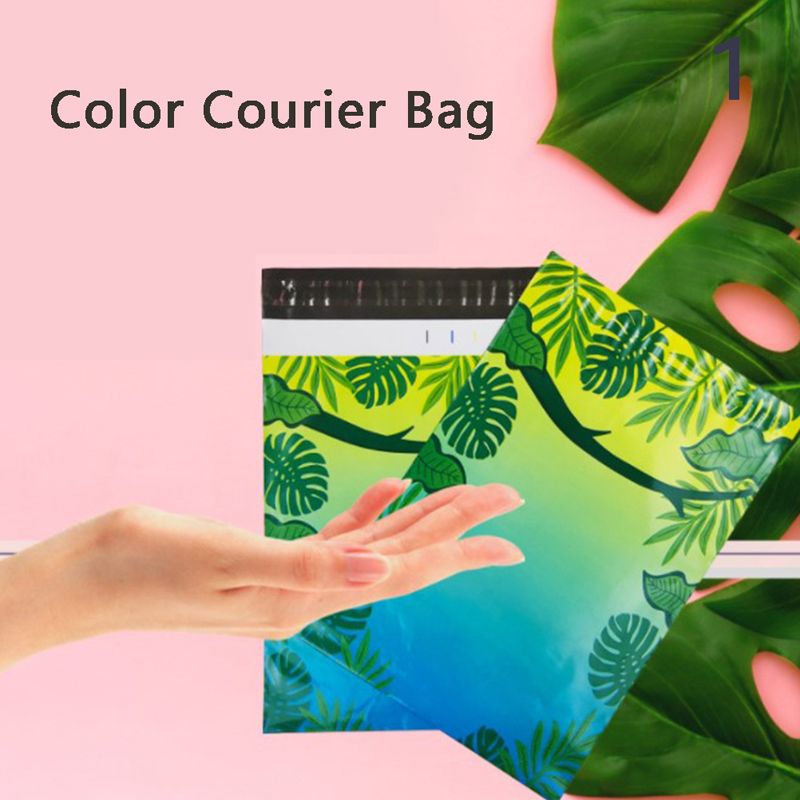10pcs Polythene Film Mailing Bag Pattern Printed S
