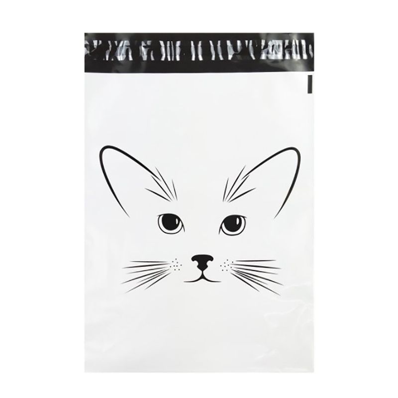 10pcs Polythene Film Mailing Bag Pattern Printed S