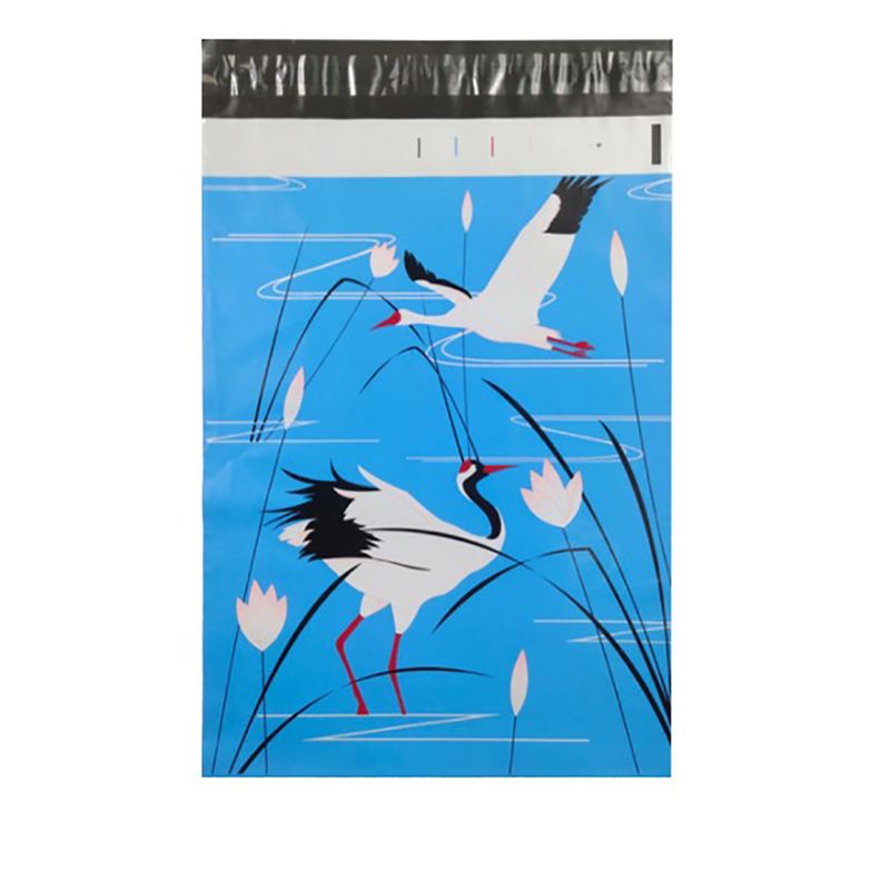 10pcs Polythene Film Mailing Bag Pattern Printed S