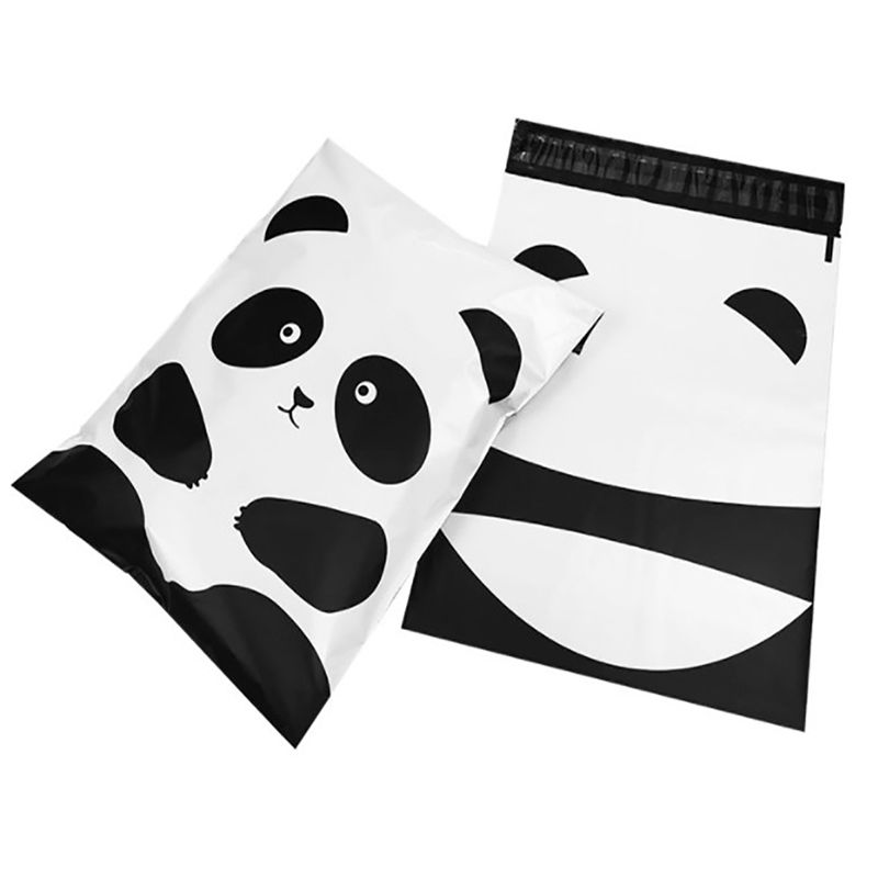 10pcs Polythene Film Mailing Bag Pattern Printed S
