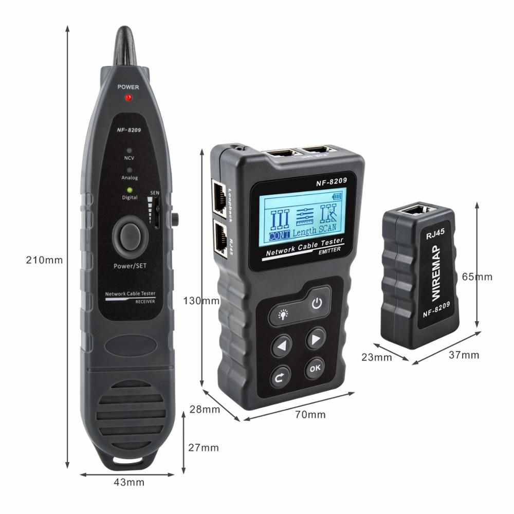 NOYAFA NF-8209 RJ45 Cable Tracker POE Network Wire