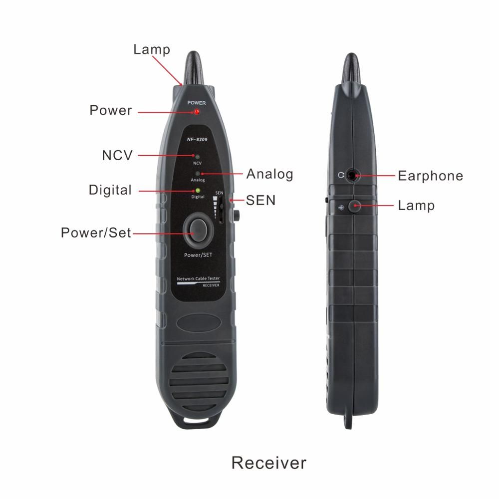 NOYAFA NF-8209 RJ45 Cable Tracker POE Network Wire
