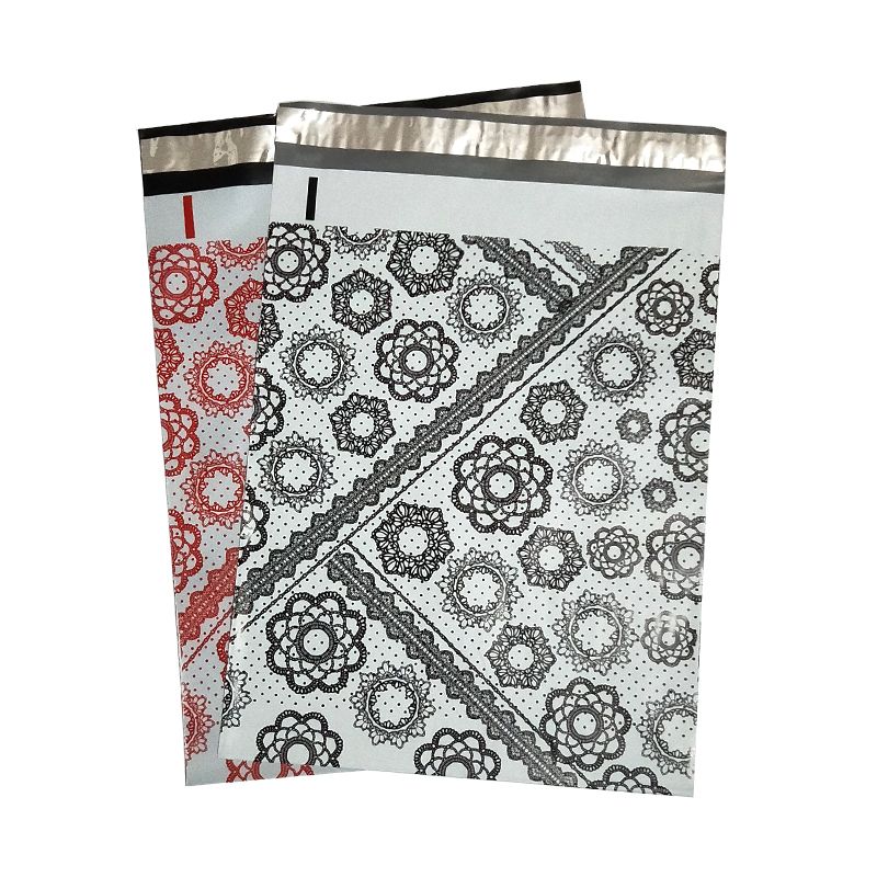 10pcs 25.5*33cm 10*13 Inch Red/black Flower Design
