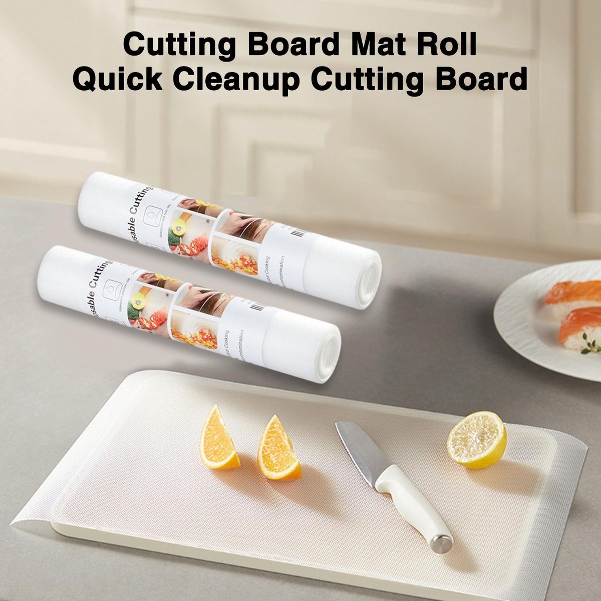 Bendable Cutting Board Greencut Biodegradable Cutting Board Mats White