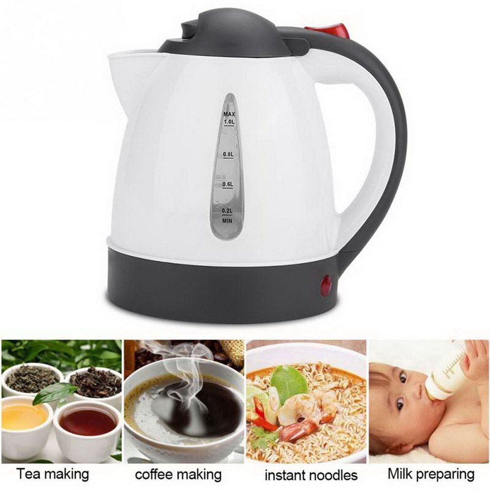 1L Electric Water Kettle Stainless Steel 250W 24/12V