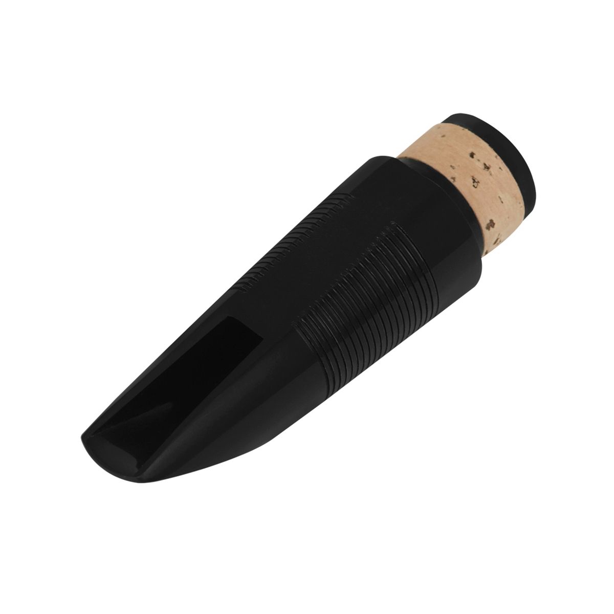 Clarinet Mouthpiece Set Threaded Metal Clip ABS Cork Mouthpiece Hat Reed Clarinet Mouthpiece 4 Pieces