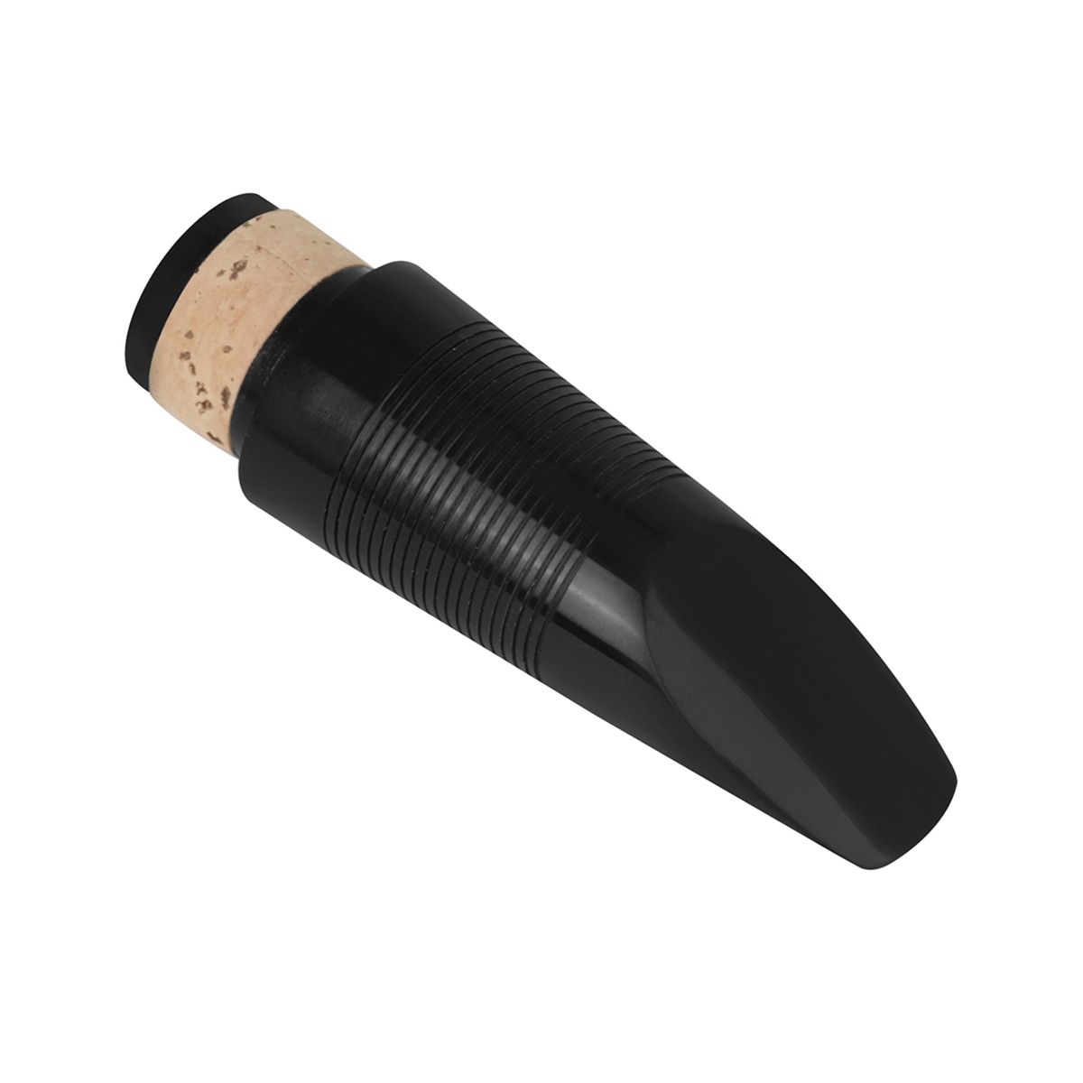Clarinet Mouthpiece Set Threaded Metal Clip ABS Cork Mouthpiece Hat Reed Clarinet Mouthpiece 4 Pieces