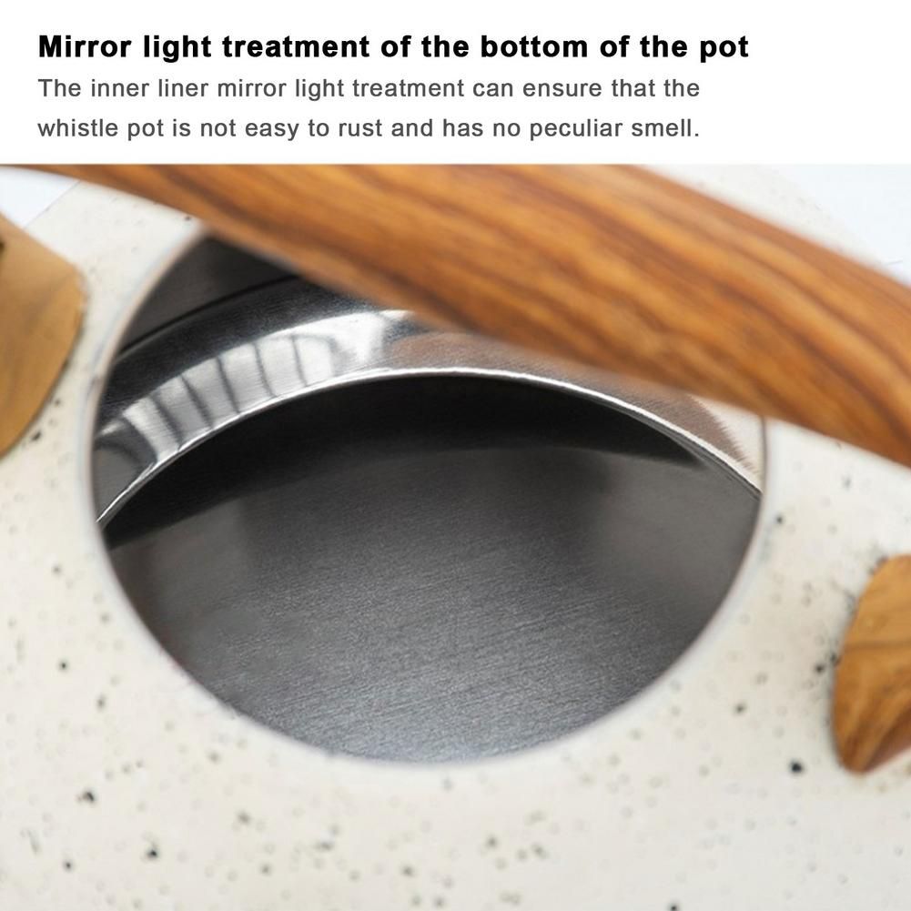 3L Stainless Steel Whistling Tea Kettle Stovetops