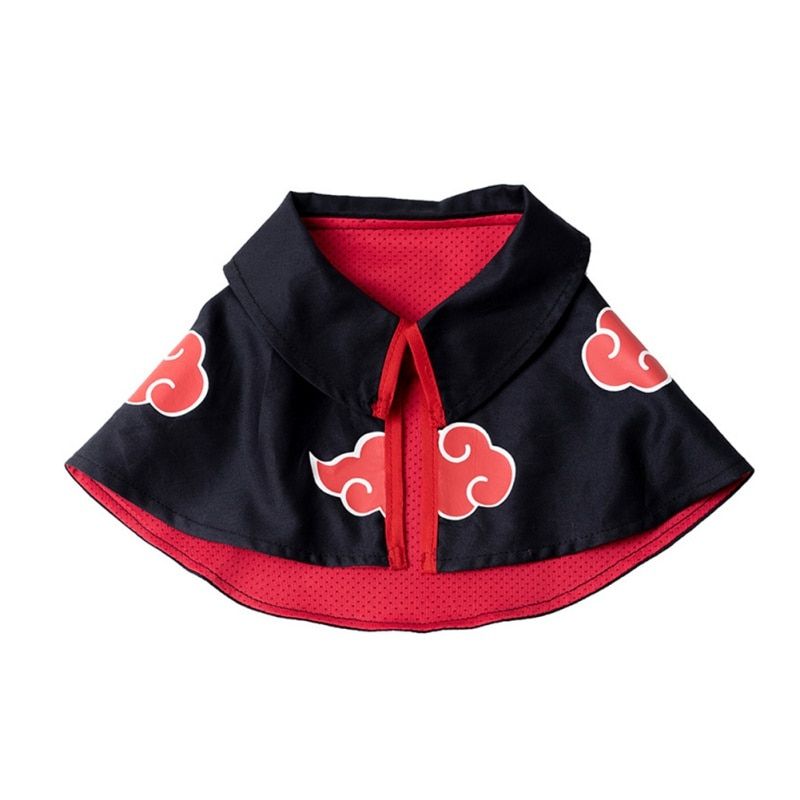 Pet Clothes Akatsuki Cat Cloak Halloween Pet Dog Cape Leisure Tops-Black