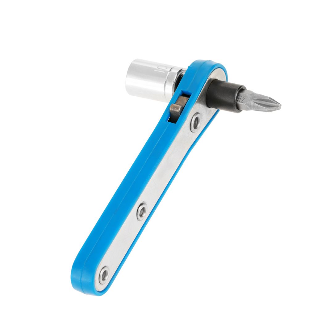3in1 Screwdriver Set Kit Including Blue Ratchet Socket