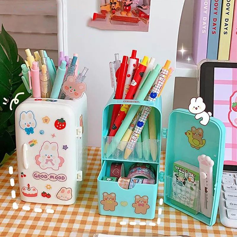 Kawaii Organizer Refrigerator Pen Holder Student Cute