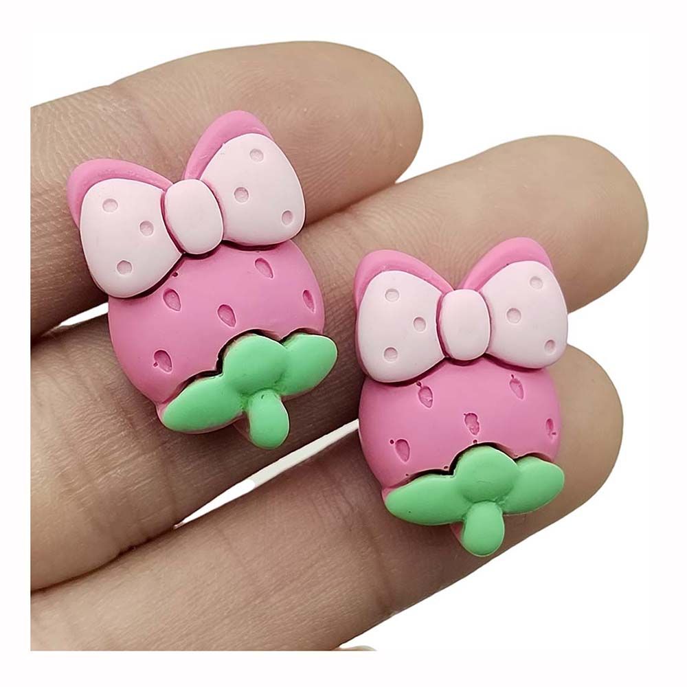 Mixed Cartoon Fruit Resin Flatback Cabochon Sweet Peach