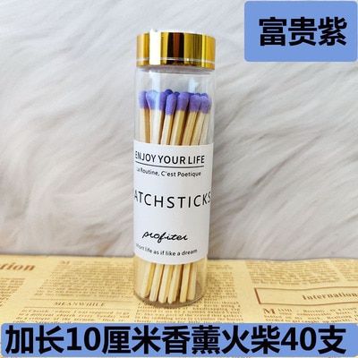 10cm Creative Art Safety Candle Matchsticks Colorful Match