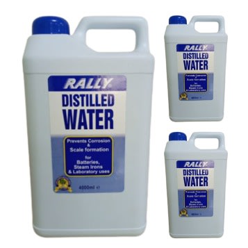 Distilled Water - 4 Liters X 3