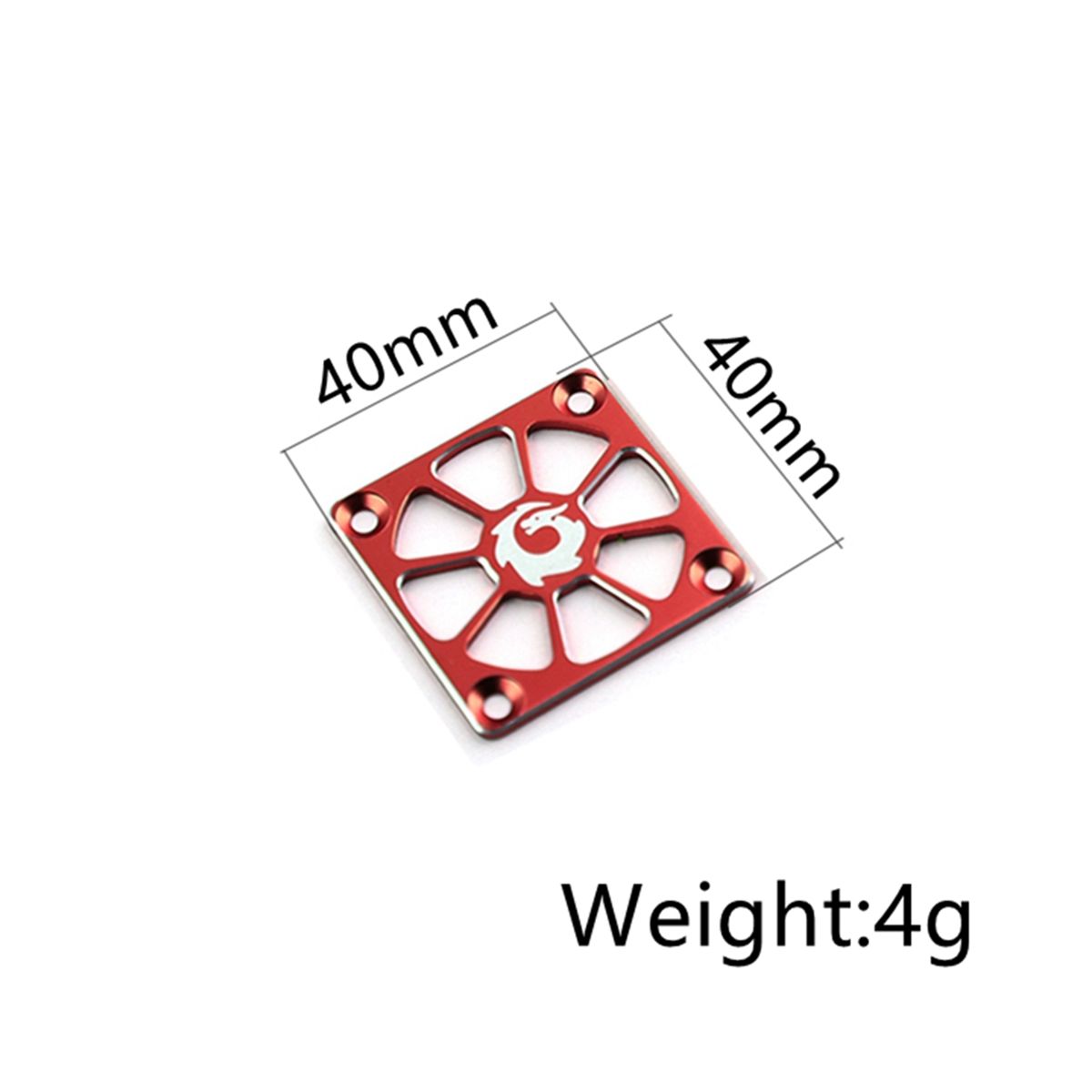 Aluminum Alloy Cooling Fan Cover 40X40Mm for RC Motor ESC