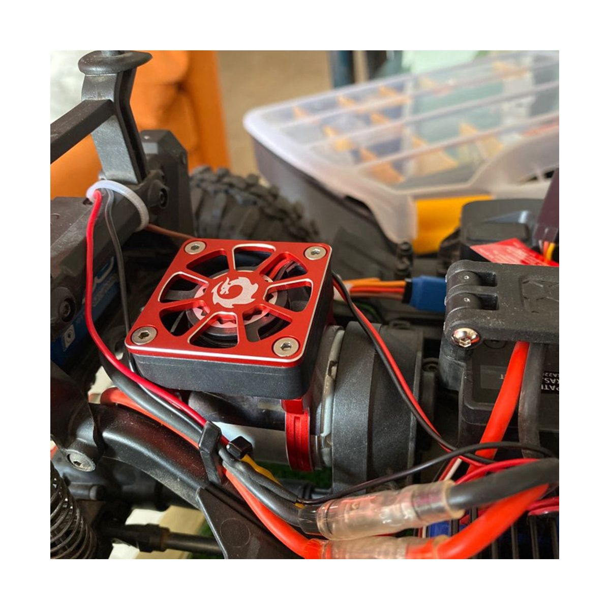 Aluminum Alloy Cooling Fan Cover 40X40Mm for RC Motor ESC