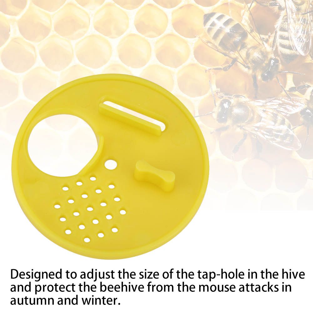 12pcs Plastic Round Beehives Nest Door Vent Beehive