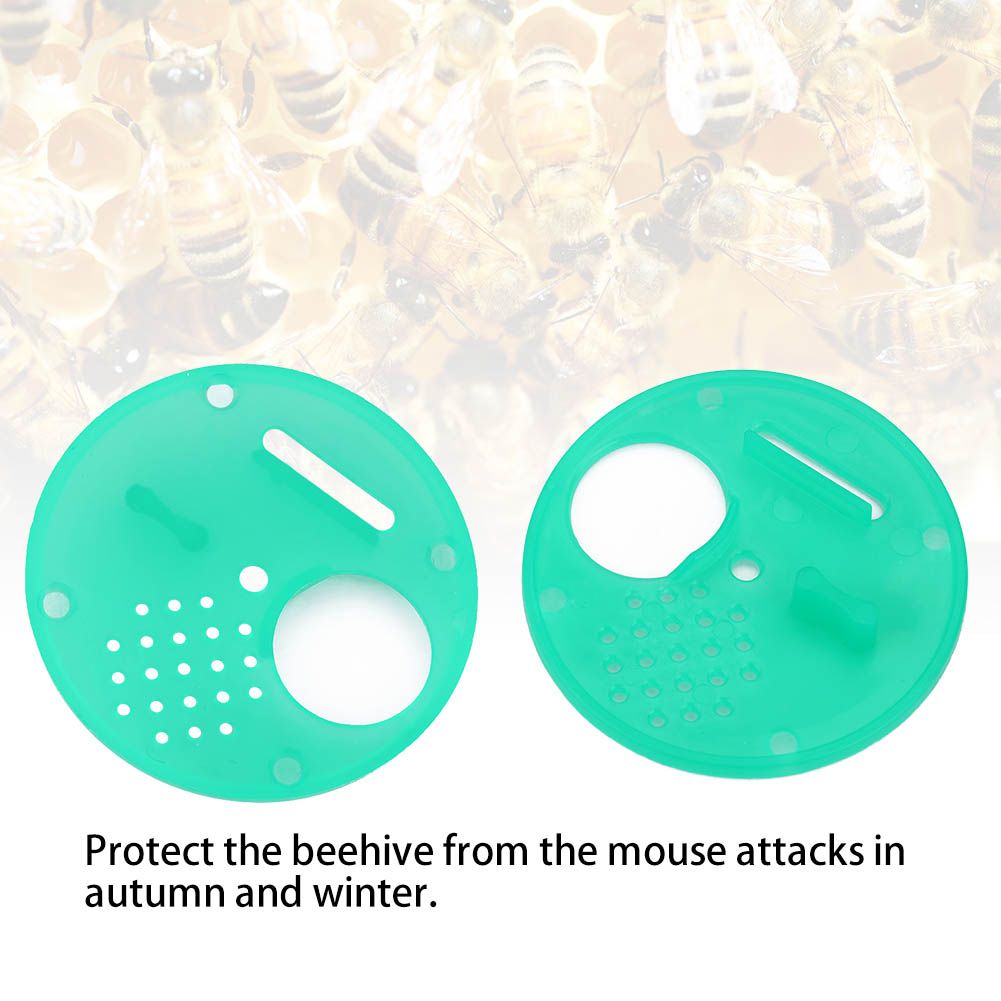 12pcs Plastic Round Beehives Nest Door Vent Beehive