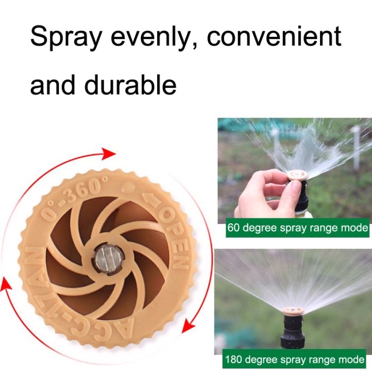 Watering Supplies 2Sets (Sprinkler+Ground Plug+Joint Set) Scattering Sprinkler