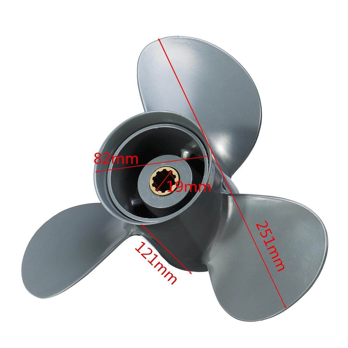 9 7/8 X 11 Aluminum Boat Outboard Propeller For Honda 25-30HP 58130-ZV7-011AH