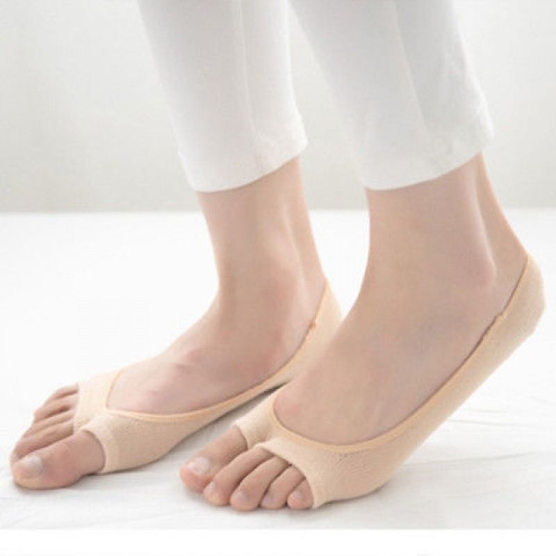 5 PCS Invisible High Heels Socks Toe Socks One Size