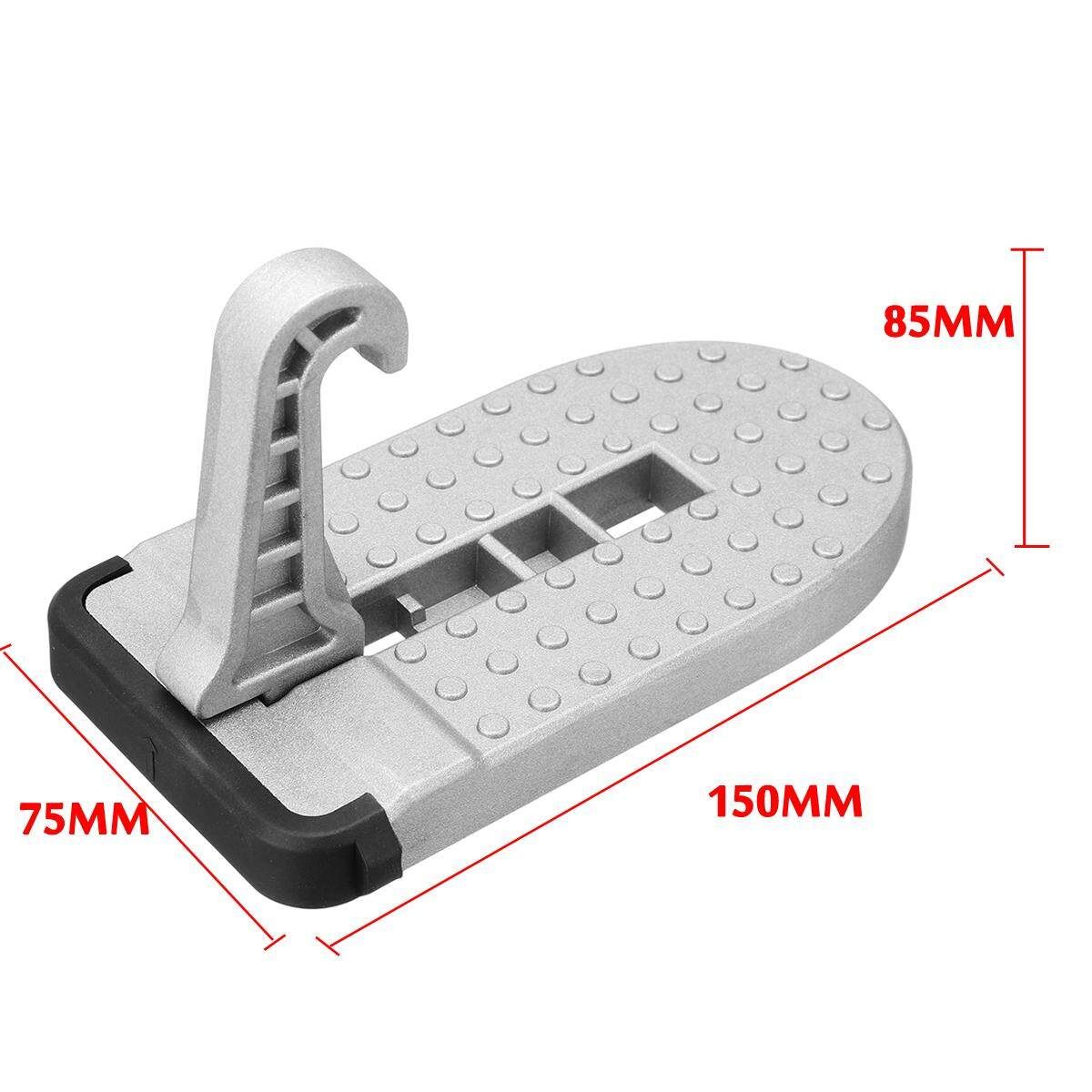 Vehicle Easy Access Top Roof Of Car Door Stairs Foot Pedals With Safety Hammer