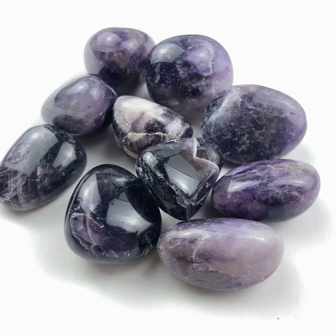 100g Large Polished Rose Quartz Citrine Natural Stones Amethyst Black Obsidian Stone Labrite
