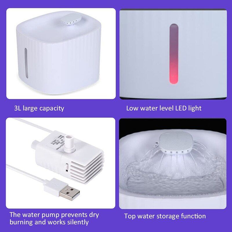 3L Automatic Smart Pet Water Fountain