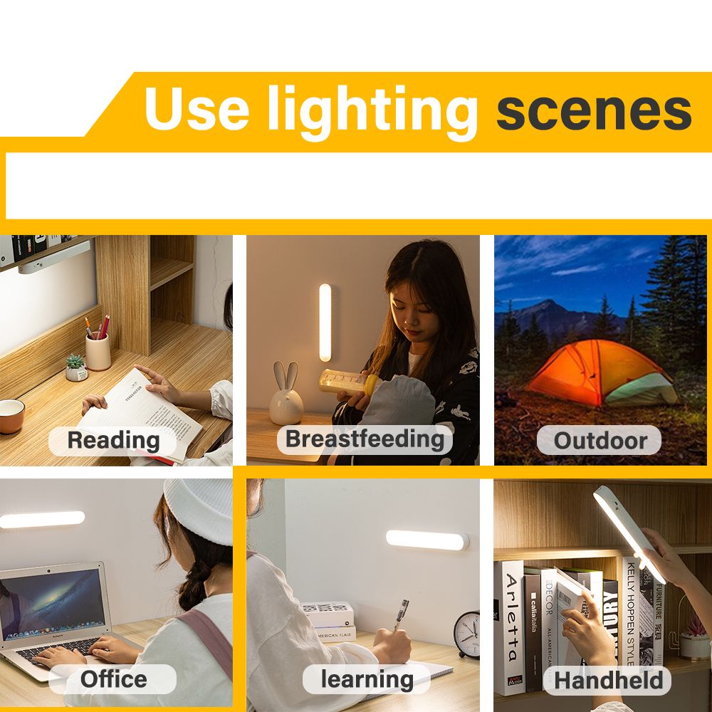 Table Lamp Portable LED Desk Lamp Reading For Study USB