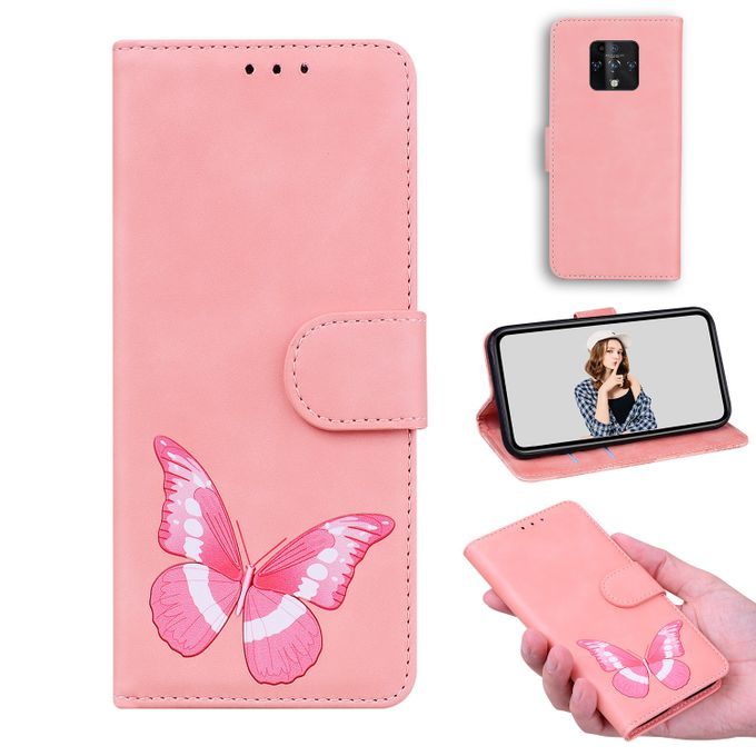 For Tecno Camon 16 Premier Case Butterfly Flip Wallet Case