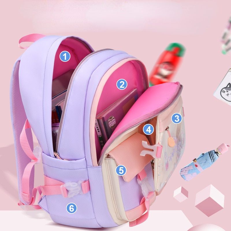 Waterproof Children School Bags Orthopedic Backpack
