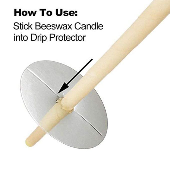 50x Candles Drip Protectors Protective Disk Plate Parts For Ear Care