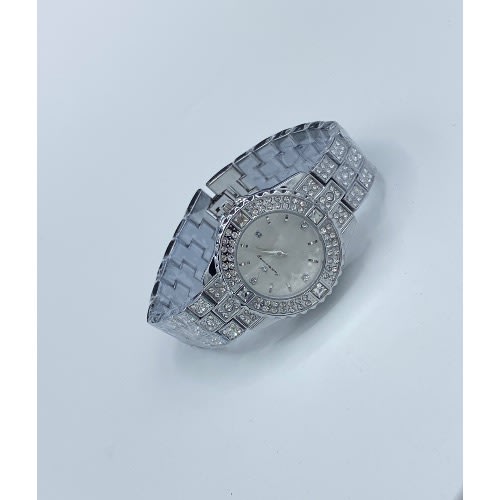 Iced Stones - Women’s Wrist Watches - Silver
