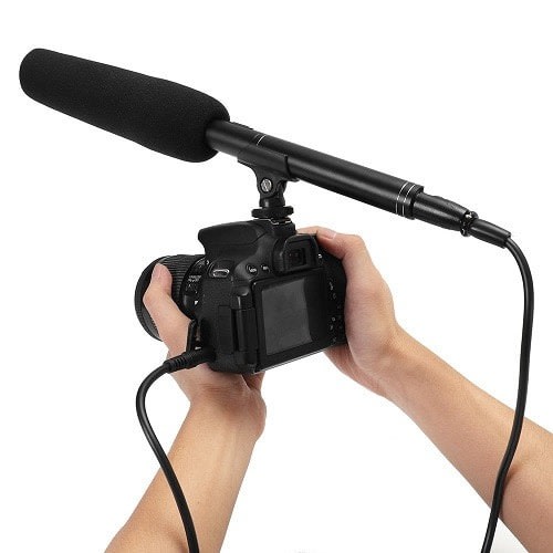Professional Shotgun Stereo Condenser Microphone