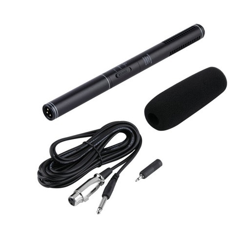 Professional Shotgun Stereo Condenser Microphone