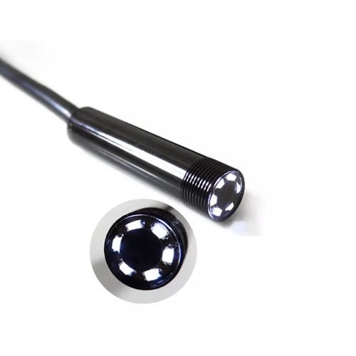 7MM Flexible Waterproof Android And PC Endoscope Camera with LED