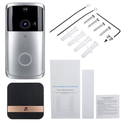 1080p Hd Wifi Smart Doorbell Camera Two-way Intercom