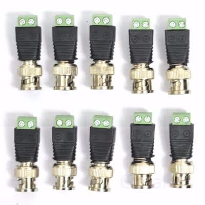 10 Pieces CCTV BNC Video Balun