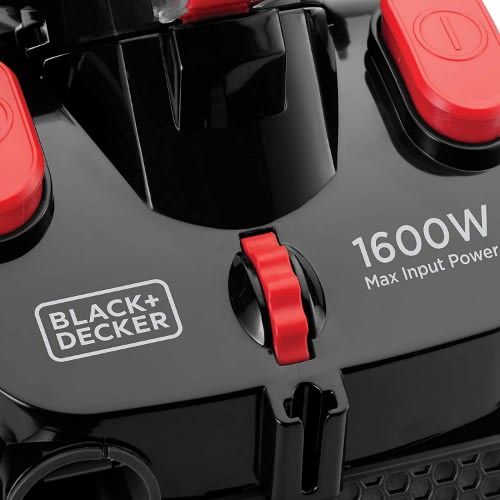 Black & Decker Bagless Cyclonic Canister Vacuum Cleaner -Multi Color - 1400w - Vm1680-b5