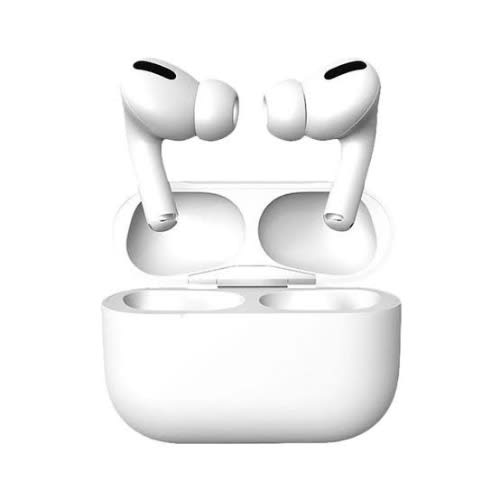 Bluetooth Wireless Earbuds Using Fingerprint - White