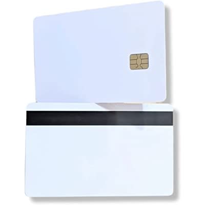 Magnetic Stripe Chip Cards With Hico 2 Track - Sle4442 - 10 Pieces